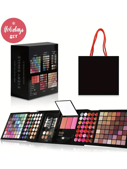 177 Color Makeup Set Including Eyeshadow Palette Blush lip Gloss Concealer,All-in-one Women's Makeup et,Complete Set with Mirror